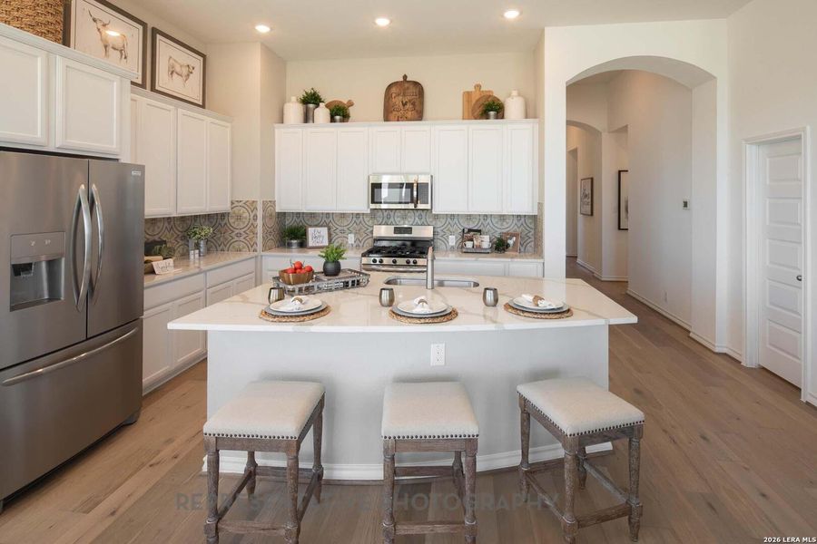 Furnished interior view inside a new home in Davis Ranch, San Antonio (Image 8).