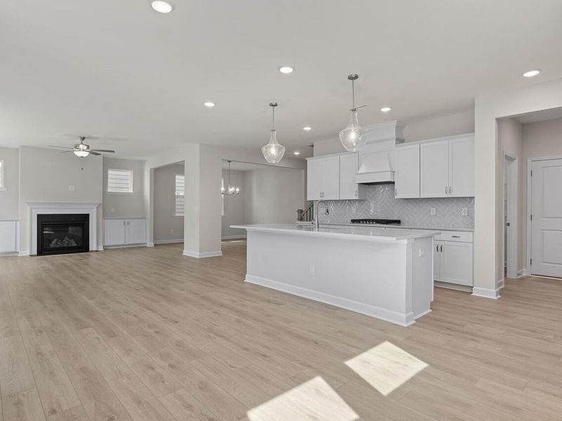 Furnished interior view inside a new home in Sage on North Main, Wake Forest (Image 5). Furnished interior view inside a new home in Sage on North Main, Wake Forest (Image 5).