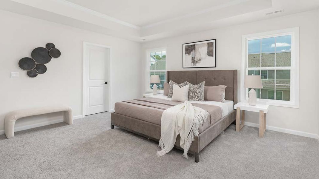 Furnished interior view inside a new home in Sylvan Creek, Denver (Image 22).