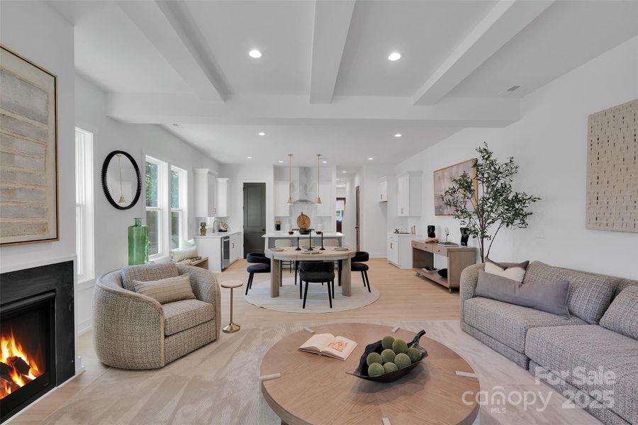 Furnished interior view inside a new home in , Charlotte (Image 13). Furnished interior view inside a new home in , Charlotte (Image 13).