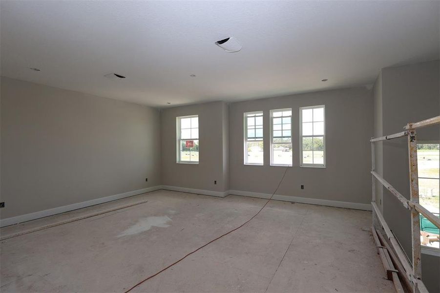 In-progress construction of a new home in Center Lake on the Park, St. Cloud, FL (Image 12).