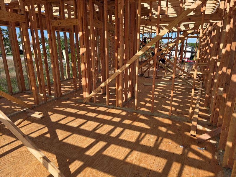 In-progress construction of a new home in , Dickinson, TX (Image 7).