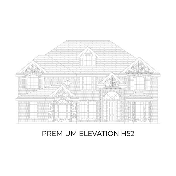 Representative rendering of the exterior for the Stonebriar 2FSW (w/Media) by First Texas Homes (Image 13). Representative rendering of the exterior for the Stonebriar 2FSW (w/Media) by First Texas Homes (Image 13).