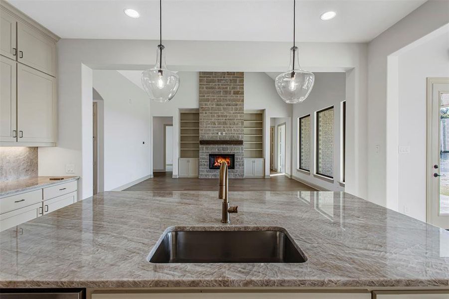 Furnished interior view inside a new home in Levante - 1 Acre Lots, Waxahachie (Image 7).