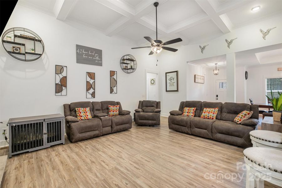 Furnished interior view inside a new home in , Clover (Image 30).