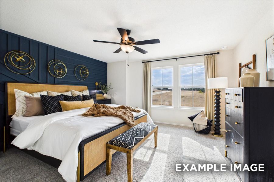 Representative furnished interior of a home built from the The Florence C by Davidson Homes LLC in Buffalo Way Villas, Houston (Image 11).