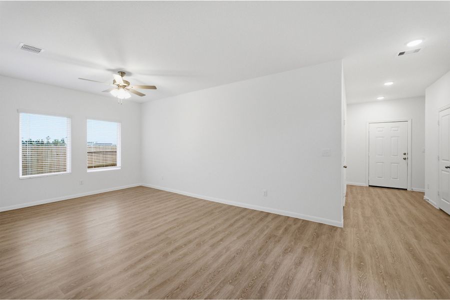 Spacious, unfurnished interior of a new home in The Canopies, Splendora (Image 24).