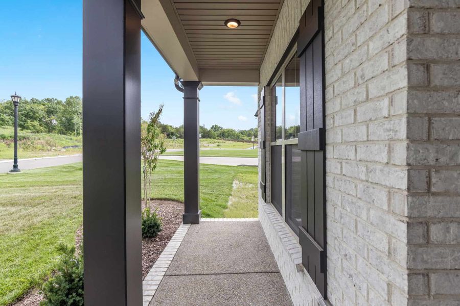 Exterior details and patio area of a home in Watermill, Lebanon (Image 3).