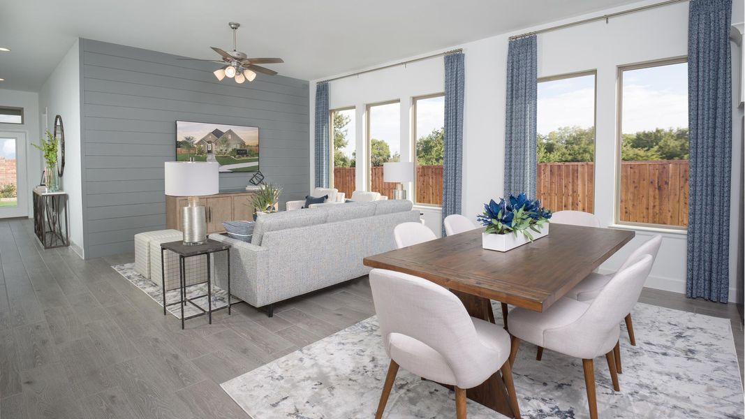 Furnished interior view inside a new home in Brookewater, Rosenberg (Image 31).