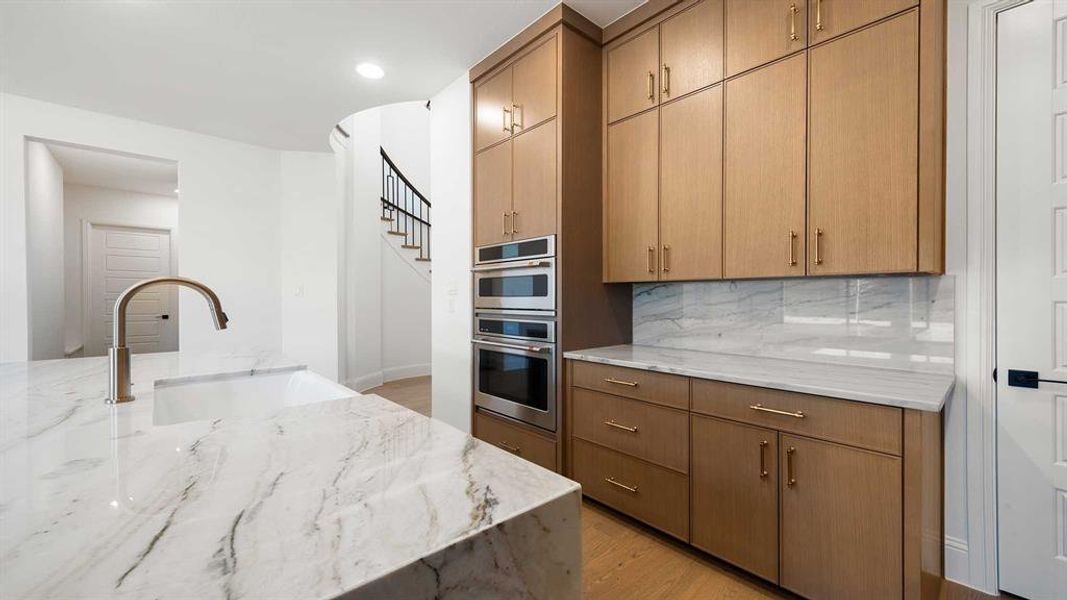 Furnished interior view inside a new home in Fields 50', Frisco (Image 7).