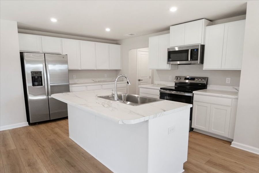 Furnished interior view inside a new home in Everly 2-Story, Spartanburg (Image 5).