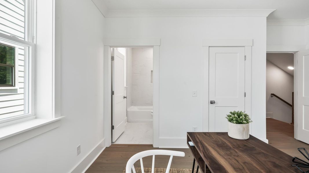 Furnished interior view inside a new home in Grants Court, Charleston (Image 32).