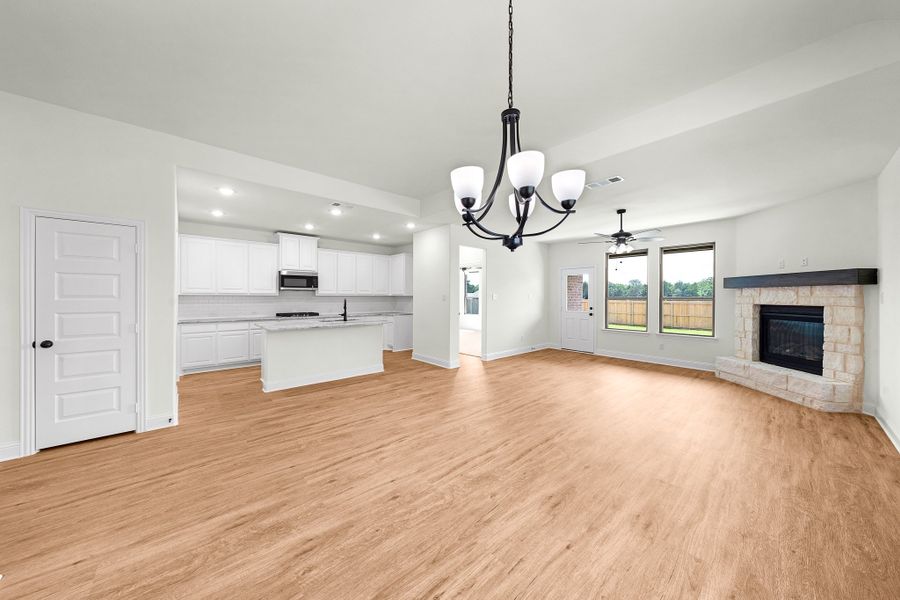 Spacious, unfurnished interior of a new home in Forest Ridge Estates, Greenville (Image 21). Spacious, unfurnished interior of a new home in Forest Ridge Estates, Greenville (Image 21).
