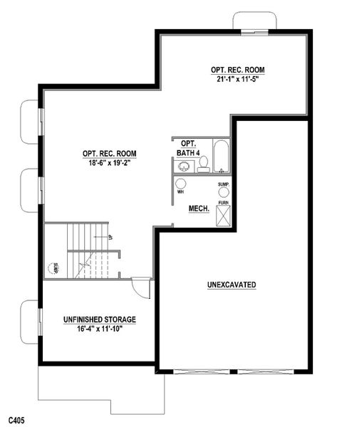 Plan C405 Base Rec Plan C405 Base Rec