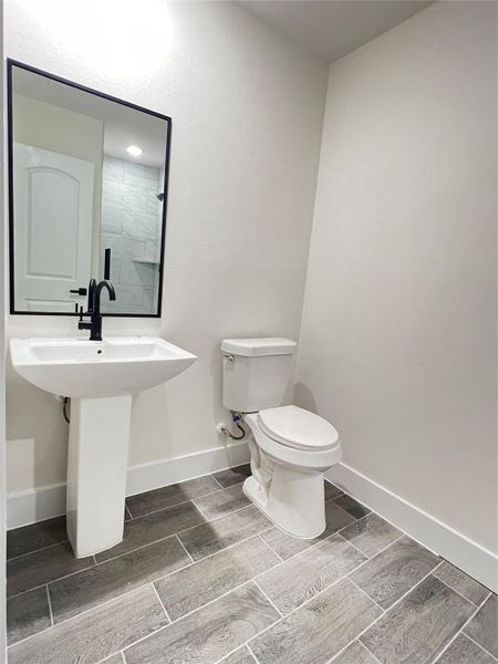 Another angle of upstairs bathroom