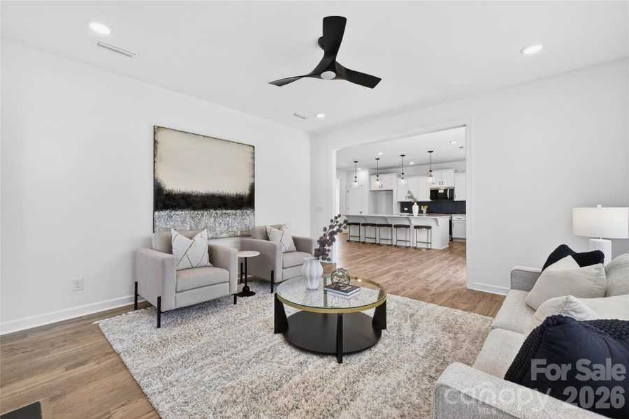 Furnished interior view inside a new home in , Troutman (Image 30).