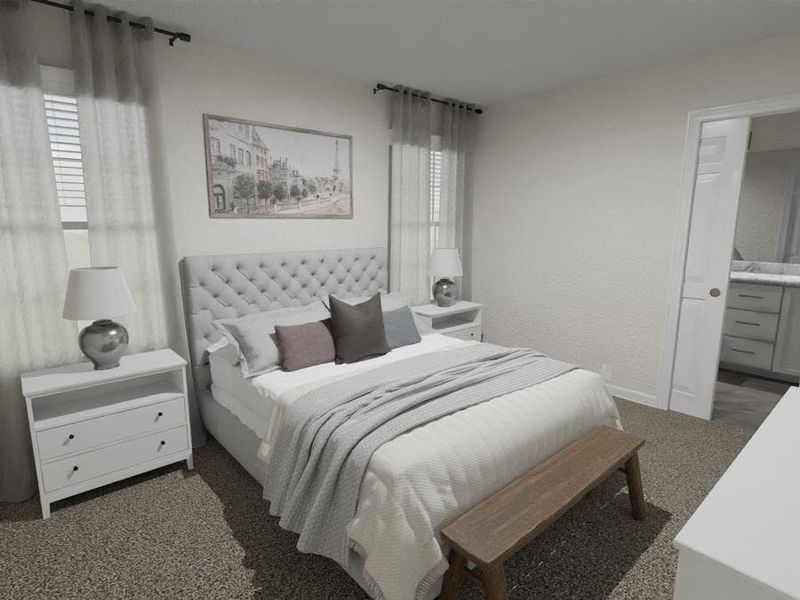 Each townhome is filled with luxurious finishing touches and convenient move-in ready features. (Artists` rendering of the Catalina)