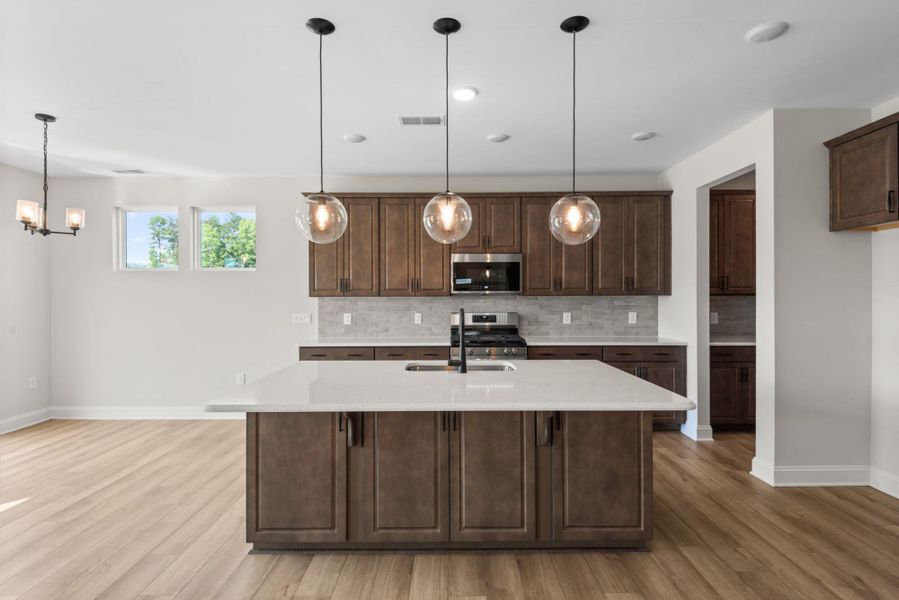 Furnished interior view inside a new home in Hayes Village, Greensboro (Image 6).