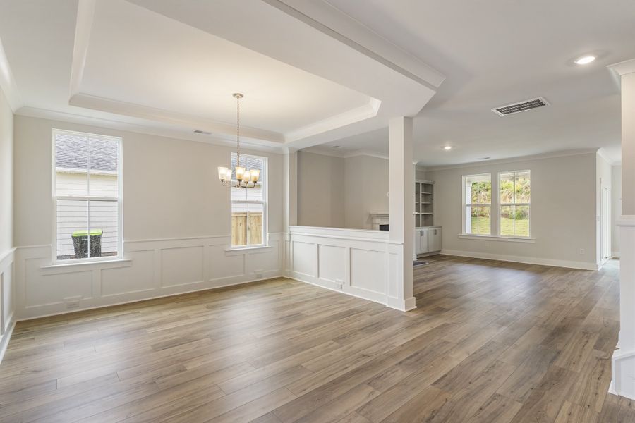 Spacious, unfurnished interior of a new home in Cottages at Lake Emory, Inman (Image 14). Spacious, unfurnished interior of a new home in Cottages at Lake Emory, Inman (Image 14).