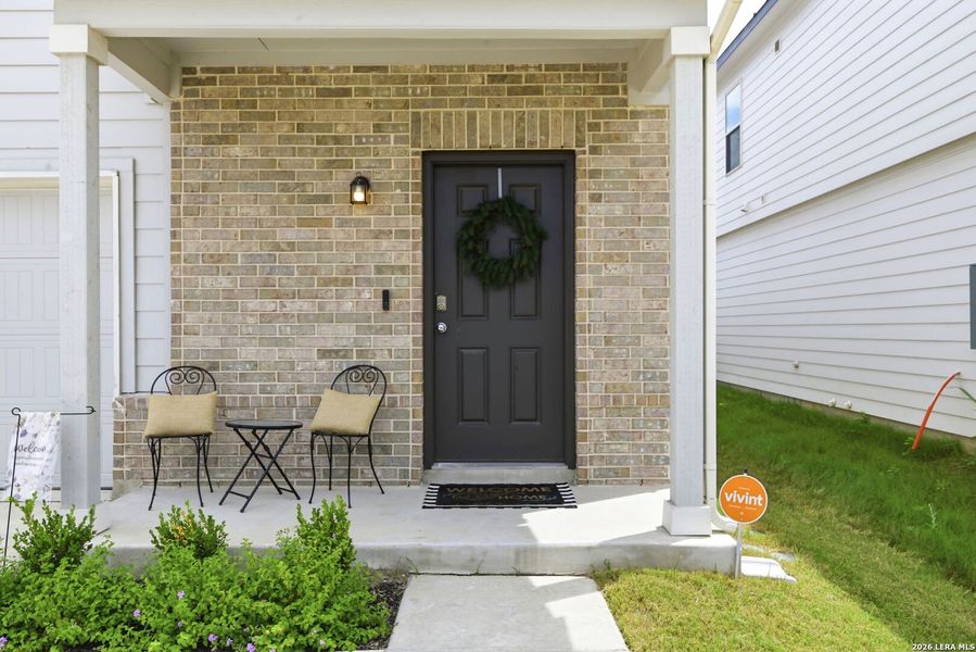 Exterior details and patio area of a home in Park Place, New Braunfels (Image 4). Exterior details and patio area of a home in Park Place, New Braunfels (Image 4).