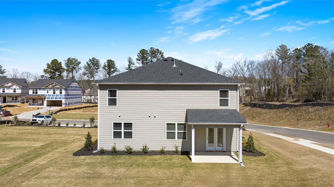Representative exterior details of a home built from the Elle by D.R. Horton in Wrenfield at Chanticleer, North Augusta (Image 2).