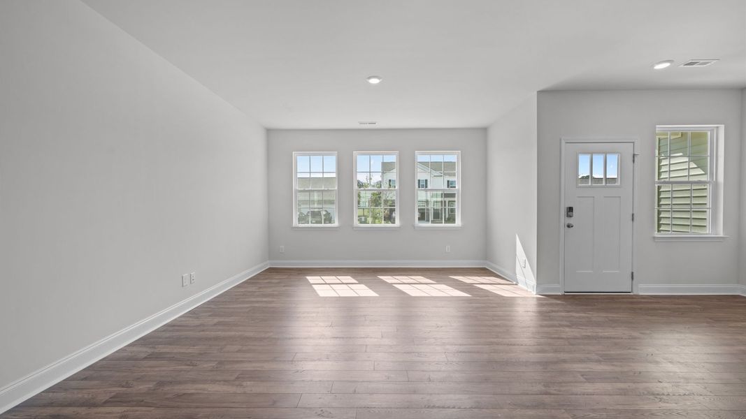 Spacious, unfurnished interior of a new home in Tyler - Home on the Lake, New Bern (Image 12).