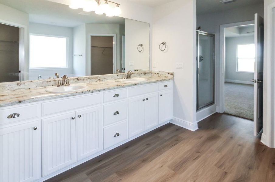 Furnished interior view inside a new home in Pecan Valley, Cantonment (Image 6).