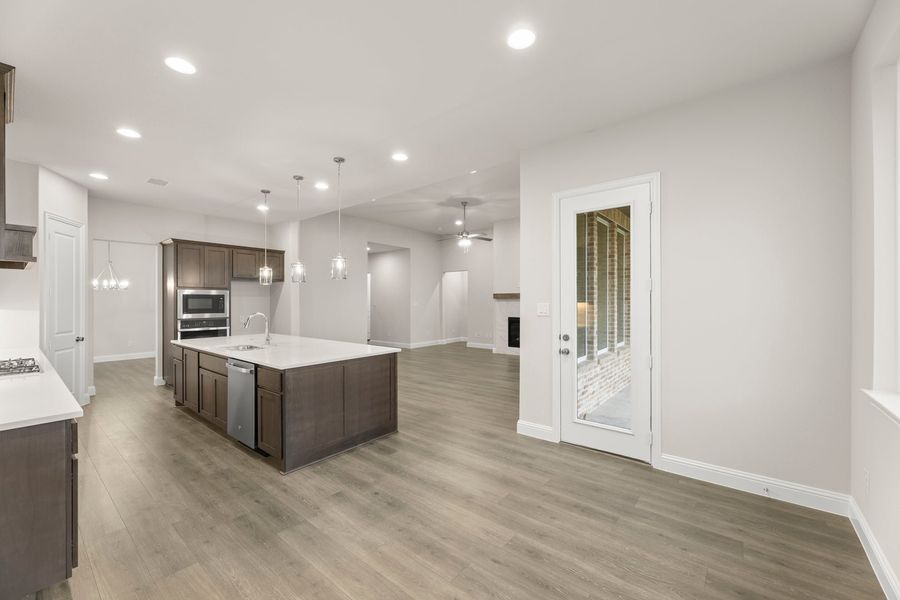 Furnished interior view inside a new home in Nelson Lake Estates, Rockwall (Image 10).