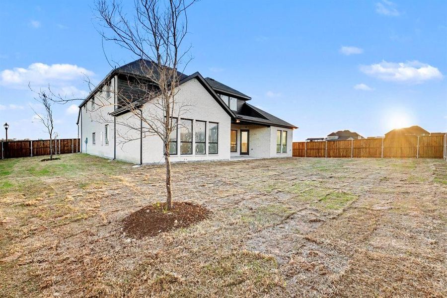 Exterior details and patio area of a home in , Prosper (Image 4).