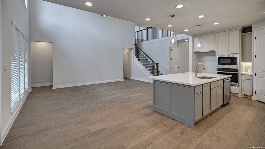 Furnished interior view inside a new home in Kallison Ranch, San Antonio (Image 10).