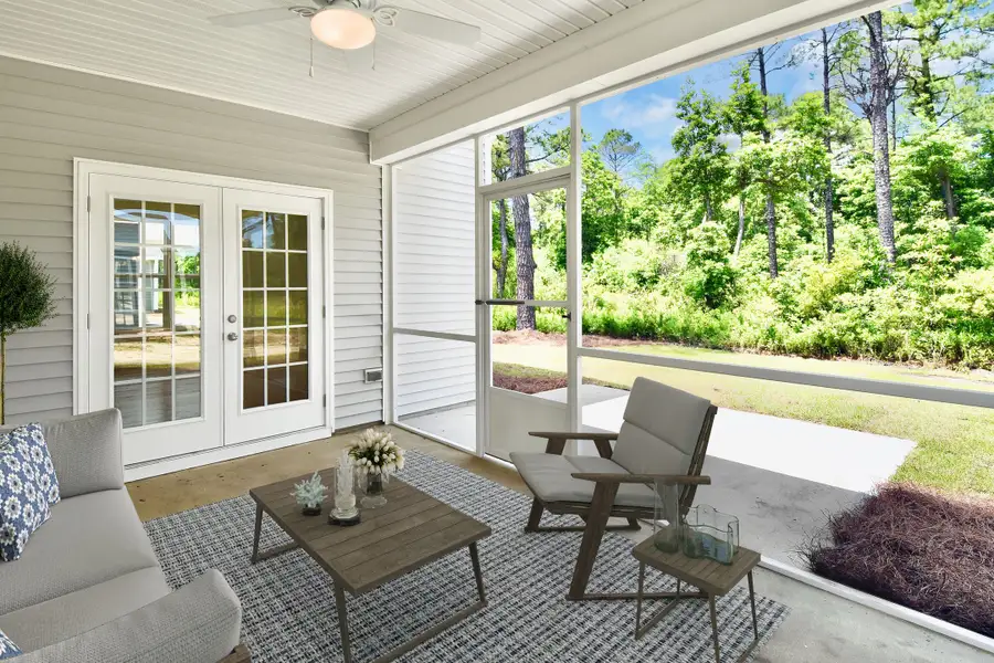 Representative exterior details of a home built from the Armstrong by Stevens Fine Homes in Parkwood Estates, Leland (Image 3).
