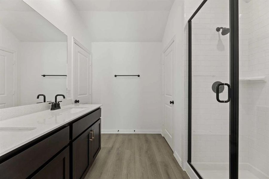 Furnished interior view inside a new home in Creekview Fossil Ridge, Pilot Point (Image 8). Furnished interior view inside a new home in Creekview Fossil Ridge, Pilot Point (Image 8).