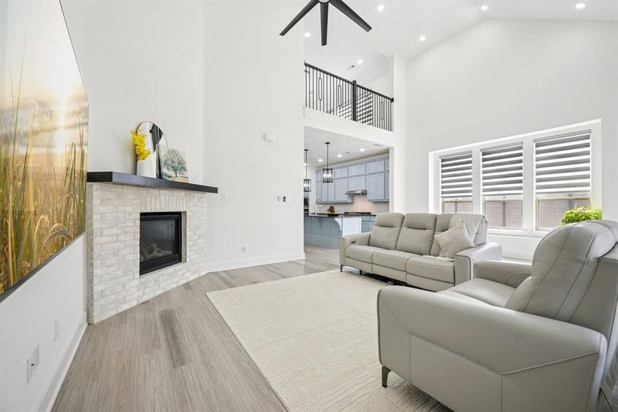 Furnished interior view inside a new home in , McKinney (Image 18).