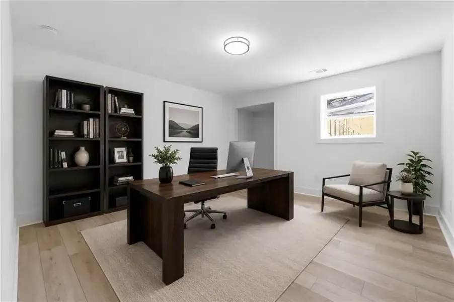 Furnished interior view inside a new home in , Atlanta (Image 32).