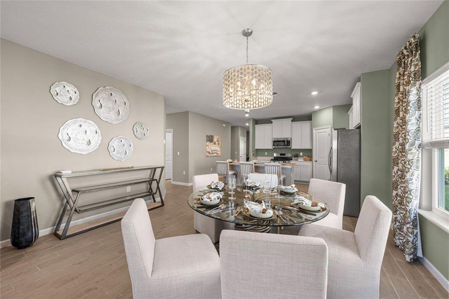 Furnished interior view inside a new home in Pioneer Ranch: Pioneer Ranch 50's, Ocala (Image 25). Furnished interior view inside a new home in Pioneer Ranch: Pioneer Ranch 50's, Ocala (Image 25).