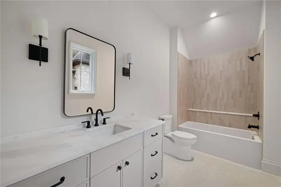 Furnished interior view inside a new home in , Atlanta (Image 38).