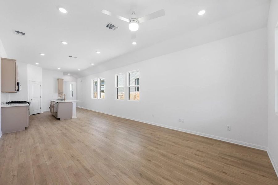 Family Room and Dining Area
