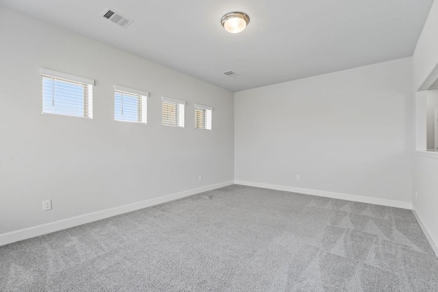 Spacious, unfurnished interior of a new home in Cane Island 50', Katy (Image 27). Spacious, unfurnished interior of a new home in Cane Island 50', Katy (Image 27).