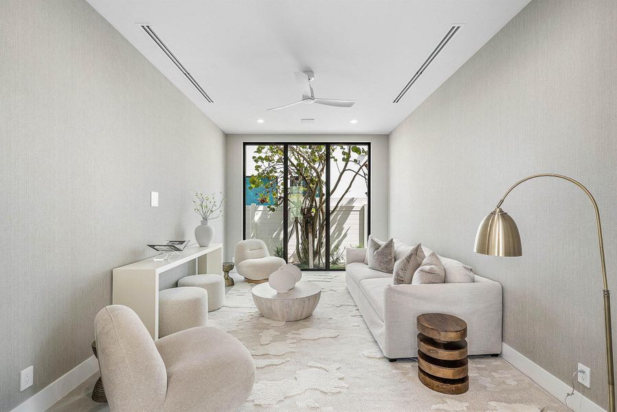 Furnished interior view inside a new home in , Delray Beach (Image 53). Furnished interior view inside a new home in , Delray Beach (Image 53).