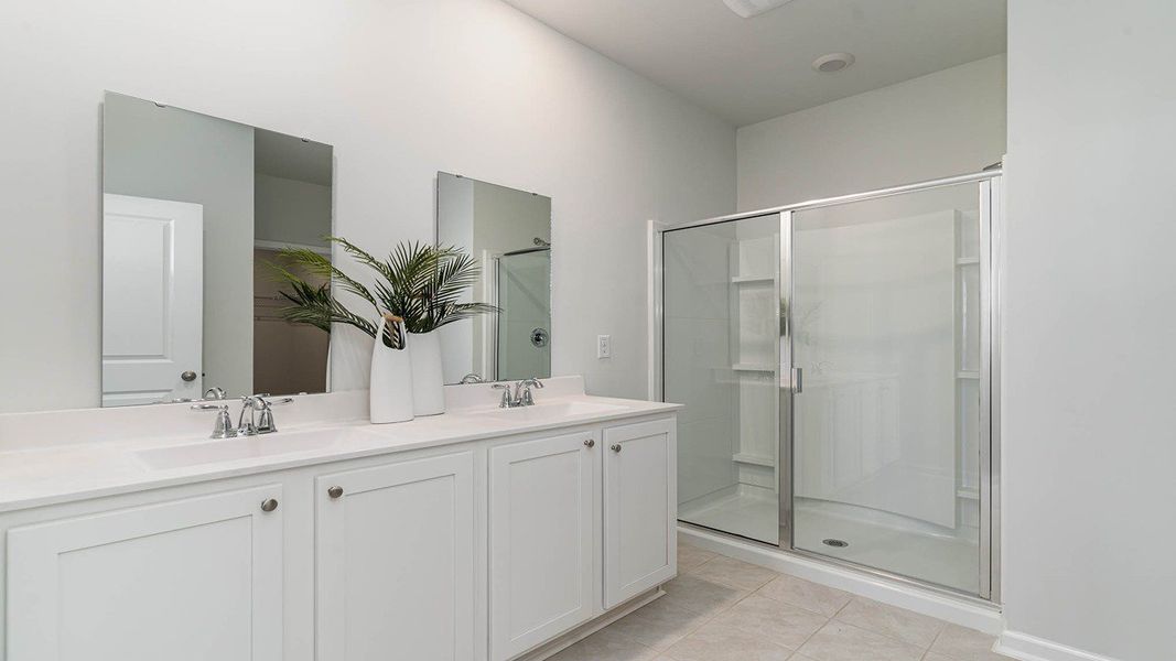 Representative furnished interior of a home built from the CALI by D.R. Horton in Harper Meadows, Loris (Image 28).