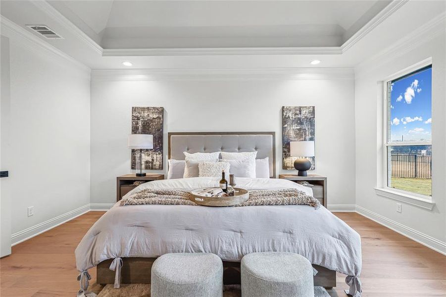 Furnished interior view inside a new home in SouthBend Estates, Granbury (Image 23).