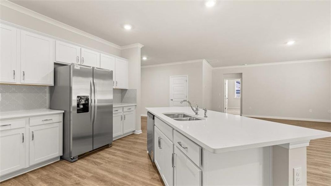 Furnished interior view inside a new home in Kingston Ranch at Lake Oconee, Buckhead (Image 5).