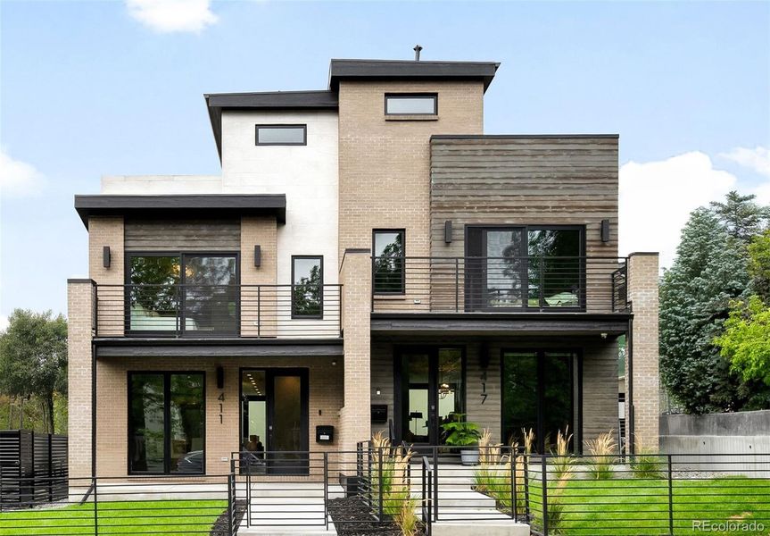 Front exterior of a new home in , Denver, CO, highlighting curb appeal (Image 1). Front exterior of a new home in , Denver, CO, highlighting curb appeal (Image 1).