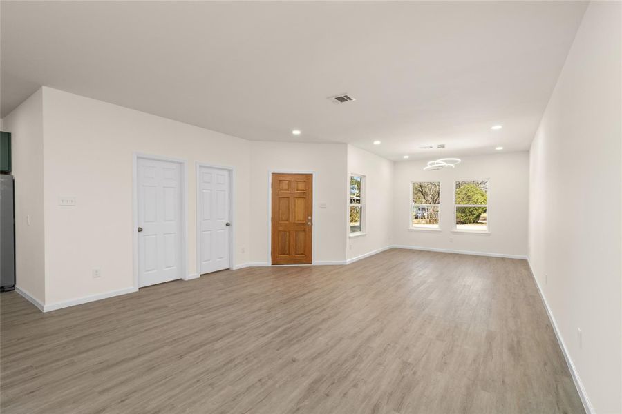 Bright and spacious main living area with an open layout and abundant natural light.