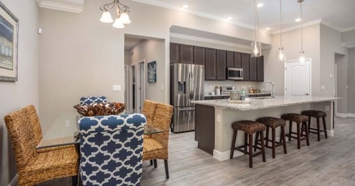 Furnished interior view inside a new home in The Reserve At Hammock Oaks, Lady Lake (Image 5).