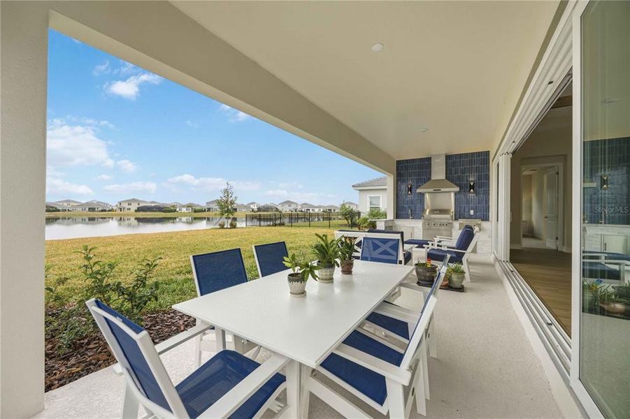 Exterior details and patio area of a home in , Lakewood Ranch (Image 4). Exterior details and patio area of a home in , Lakewood Ranch (Image 4).