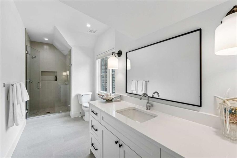 Furnished interior view inside a new home in , Roswell (Image 9).