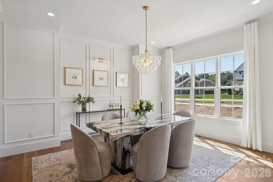 Furnished interior view inside a new home in , Huntersville (Image 7).