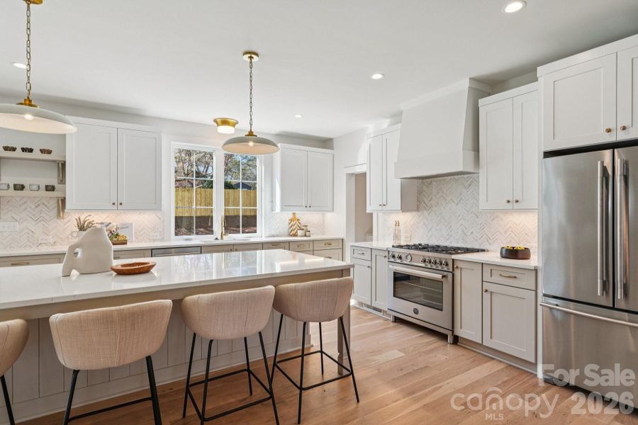Furnished interior view inside a new home in , Charlotte (Image 9).