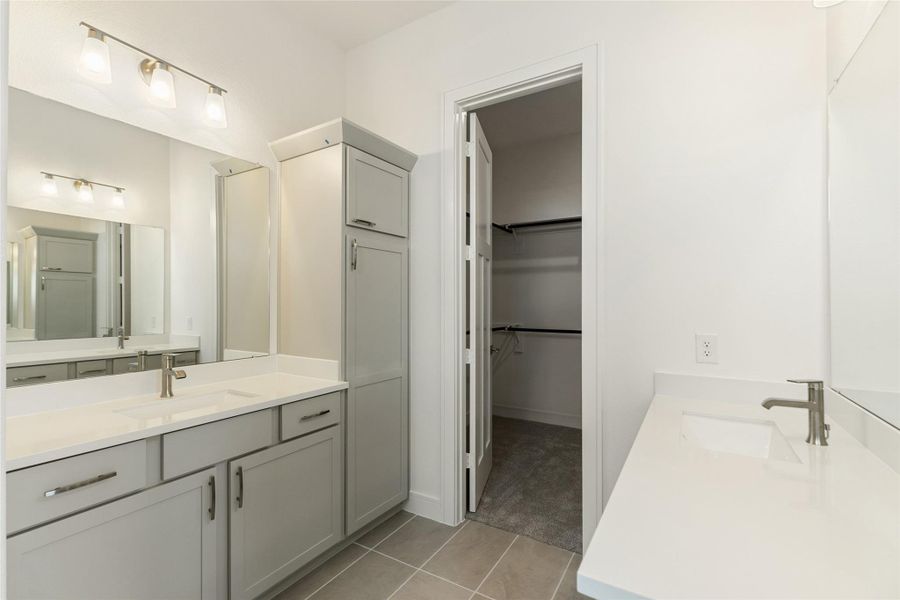 Furnished interior view inside a new home in Bridgeland Central, Cypress (Image 15).